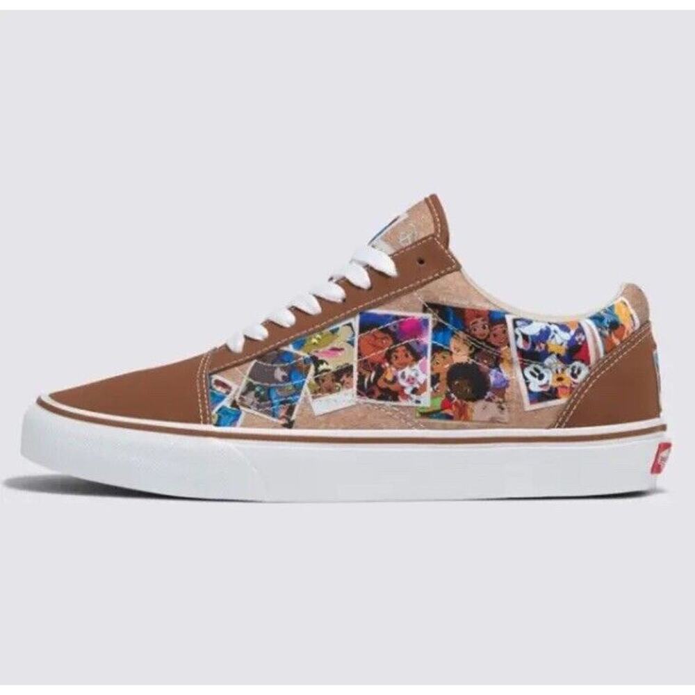 NEW Vans X Disney Old School Sneakers '100th Anniversary Scrapbook' W 5.5